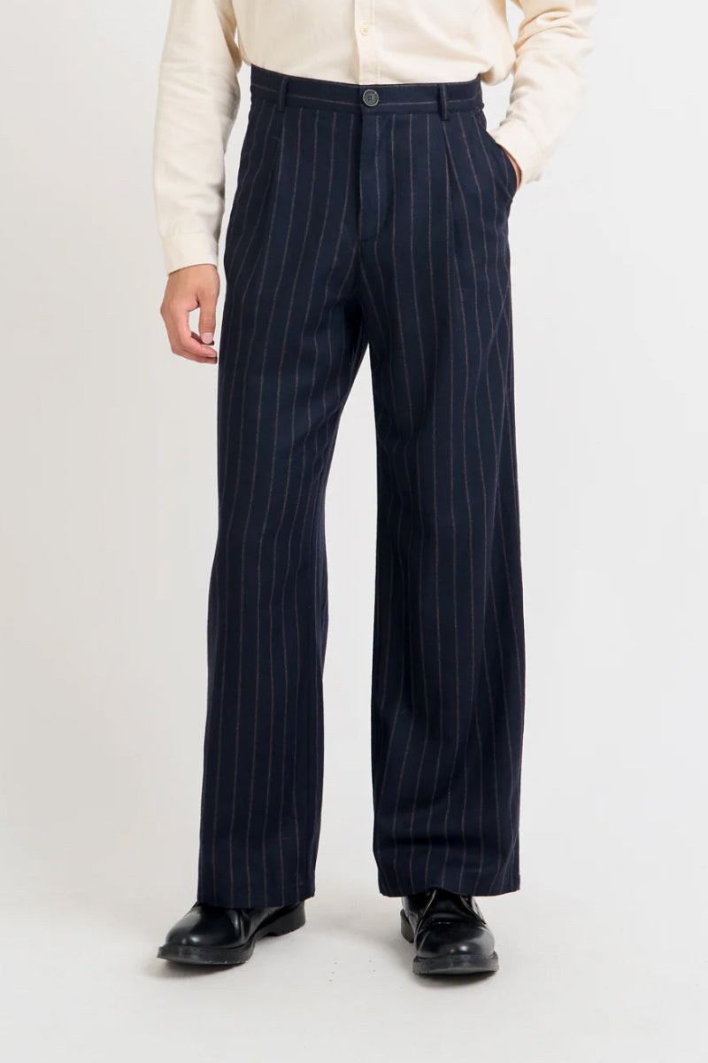 Orsman Wool Trouser - Jarman Navy