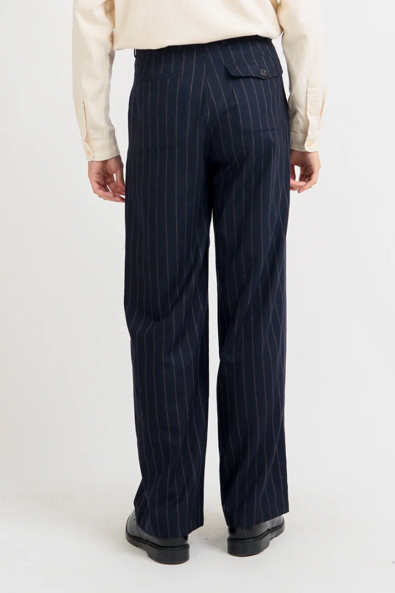 Orsman Wool Trouser - Jarman Navy
