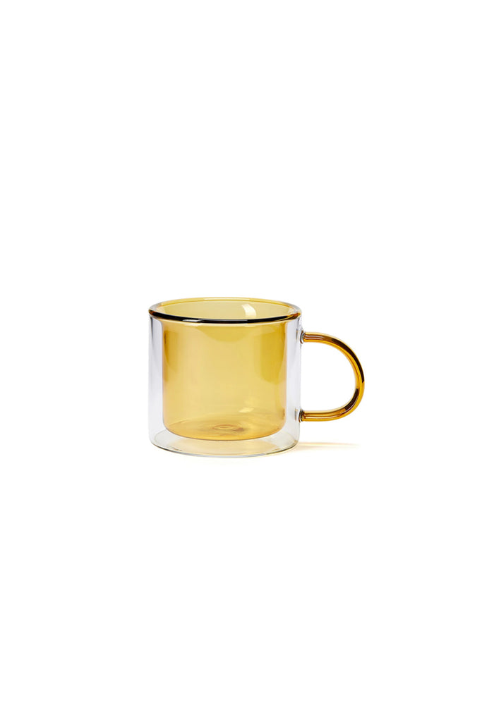 Oslo Glass Mug - Multiple Colours