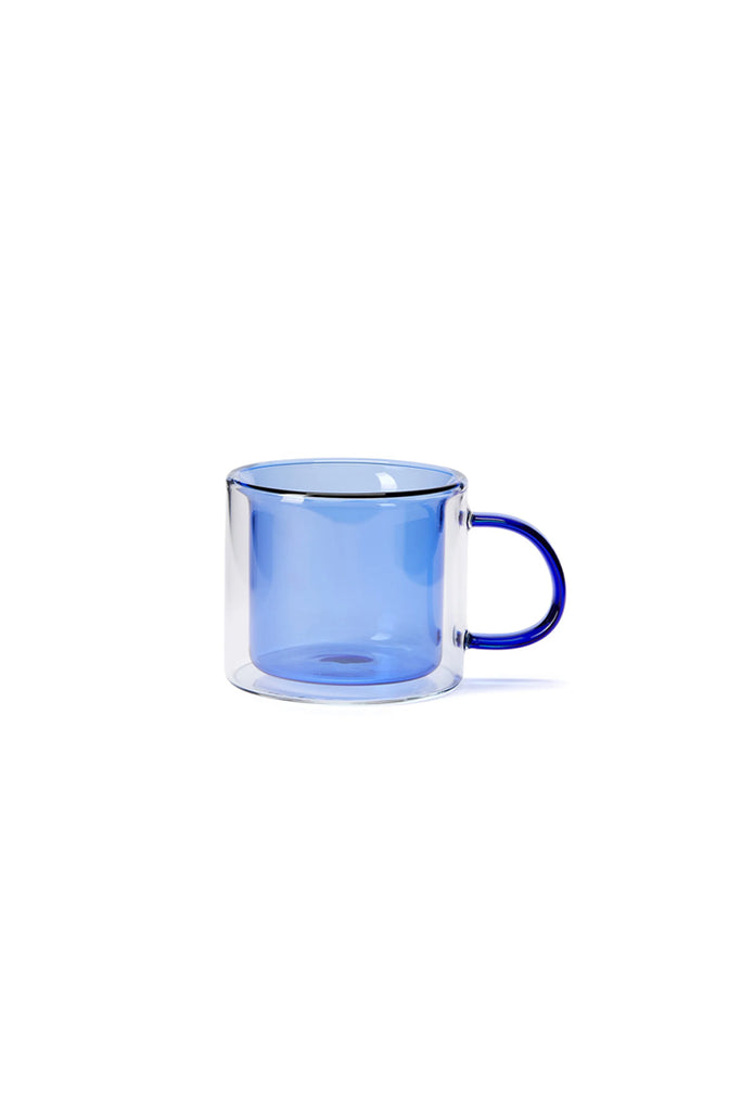 Oslo Glass Mug - Multiple Colours