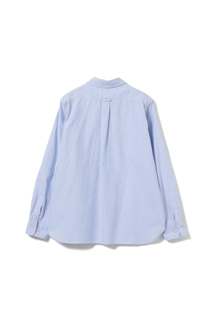 Beams Boy Oxford Button Down Shirt - Blue