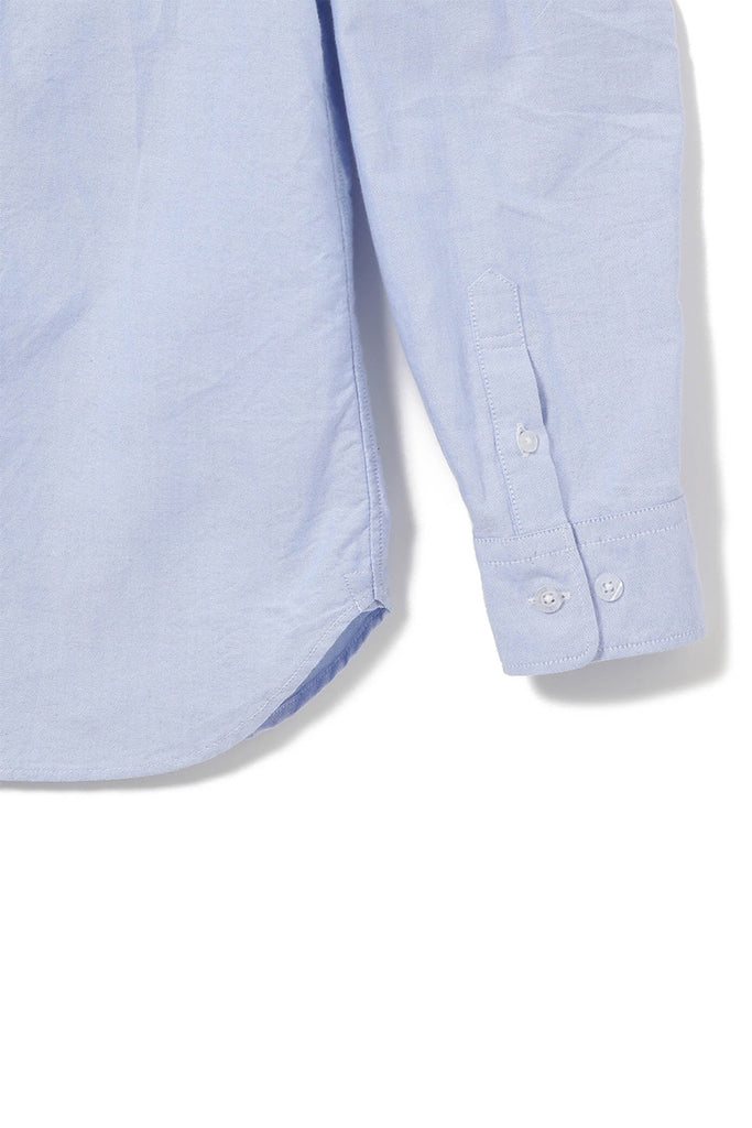 Beams Boy Oxford Button Down Shirt - Blue