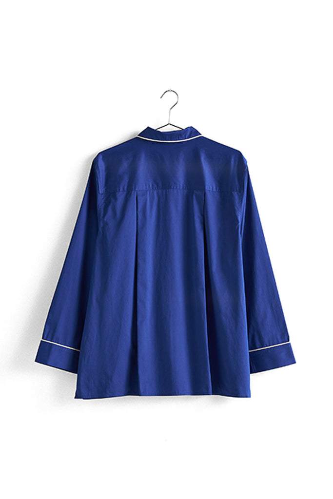 Outline Pyjama L/S Shirt M/L- Vivid Blue