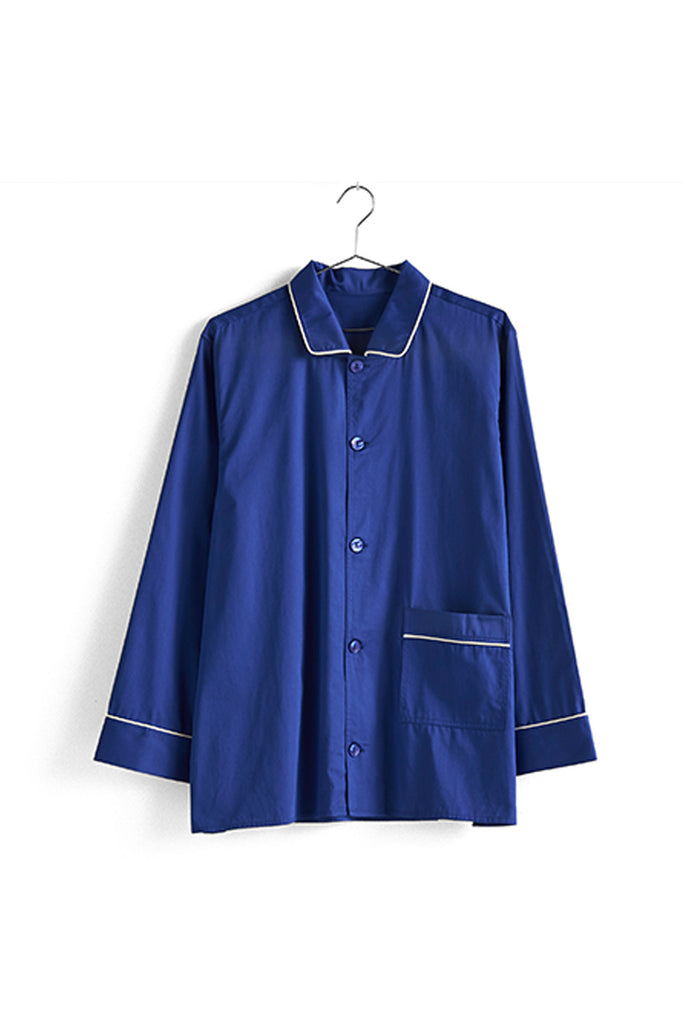 Outline Pyjama L/S Shirt M/L- Vivid Blue