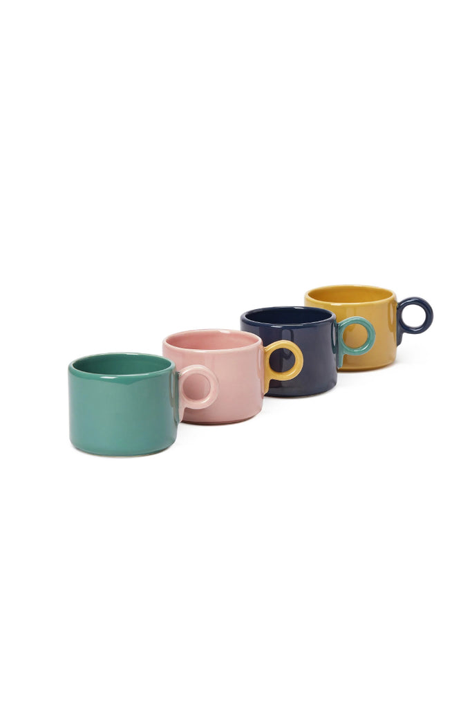 Pop Mug - Coloured Handle