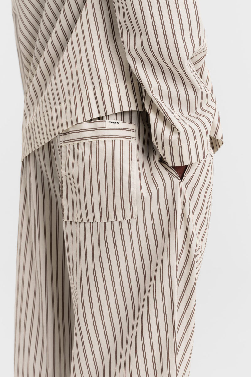 Tekla Poplin Pants - Hopper Stripes