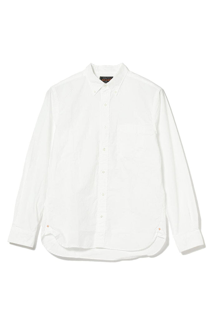Button Down Peruvian Pima Cotton Shirt  - White