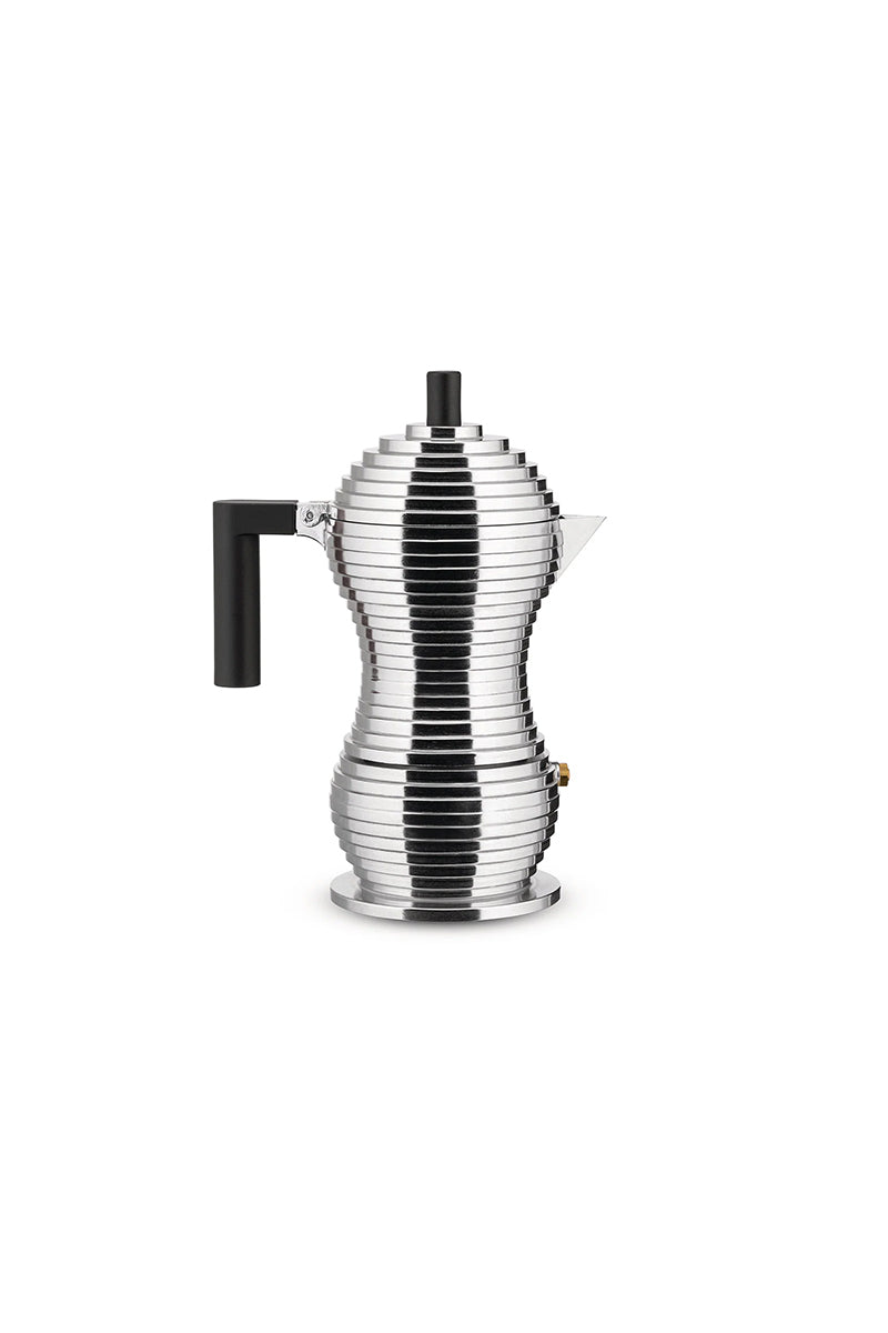 Pulcina Espresso Coffee Maker (6 Cup) - Stainless Steel