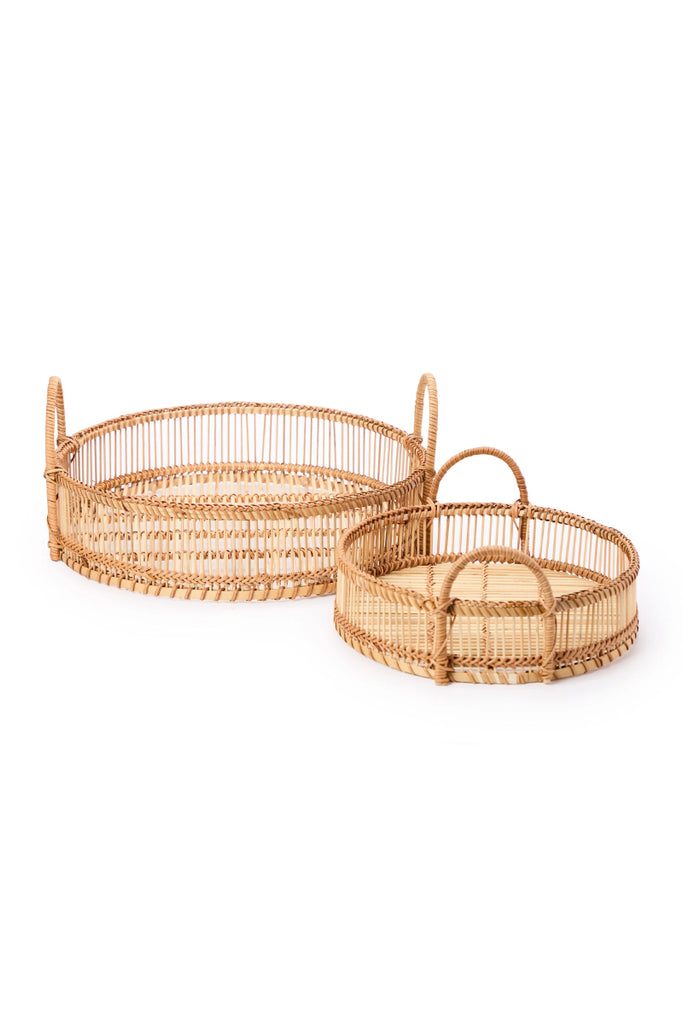 Rattan Tray - Set of 2