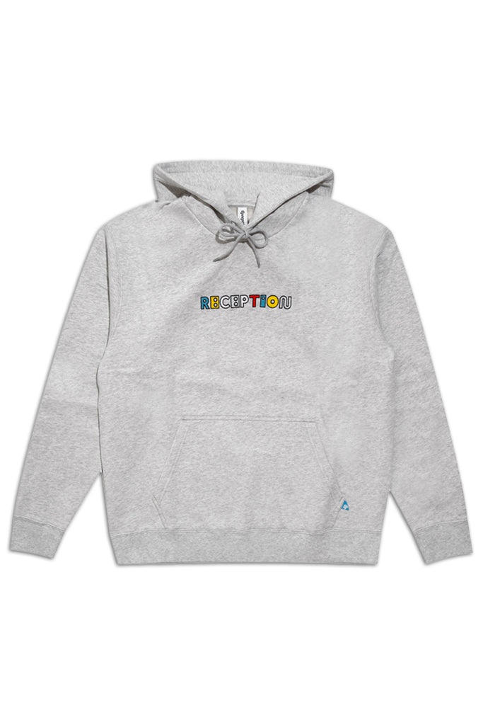 Hooded Sweat Motto - Athletic Grey