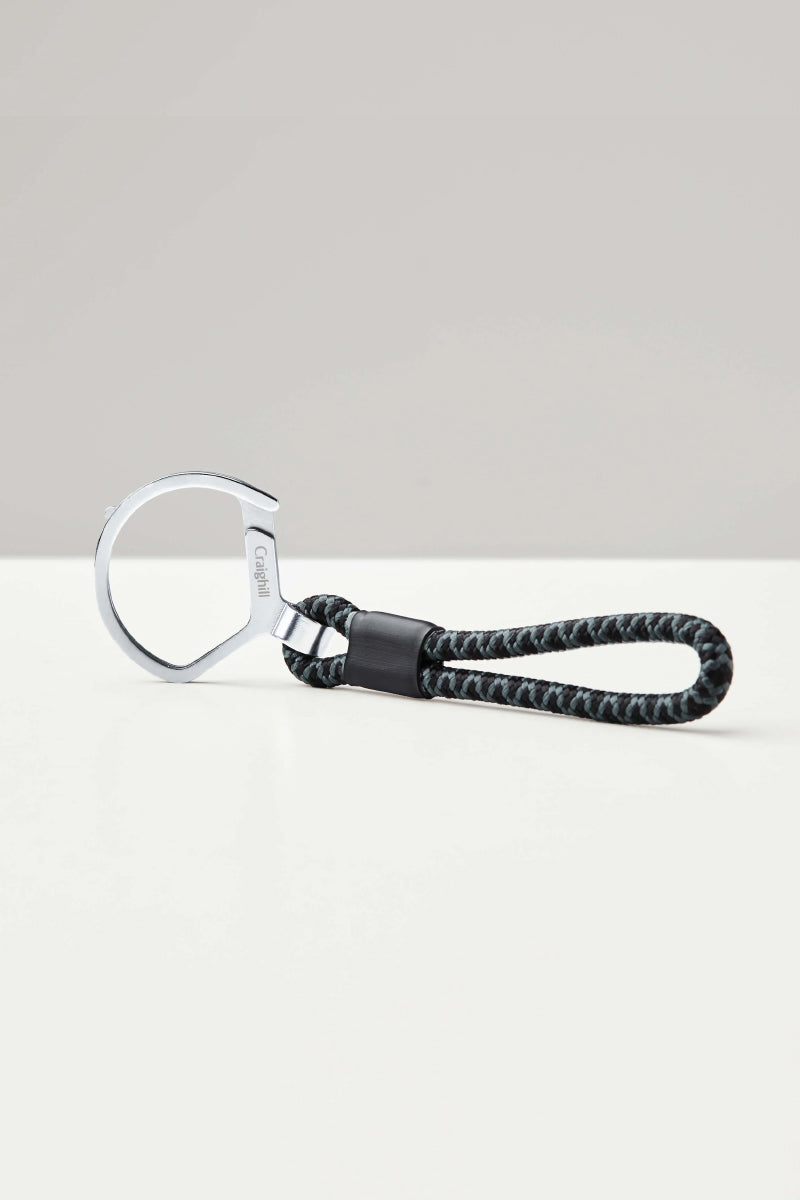Rope Split Ring - Slate Grey