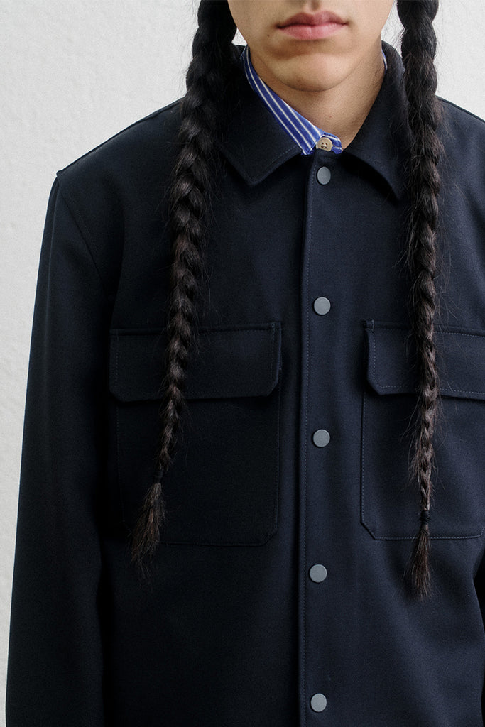 Sandel Shirt Jacket - Navy