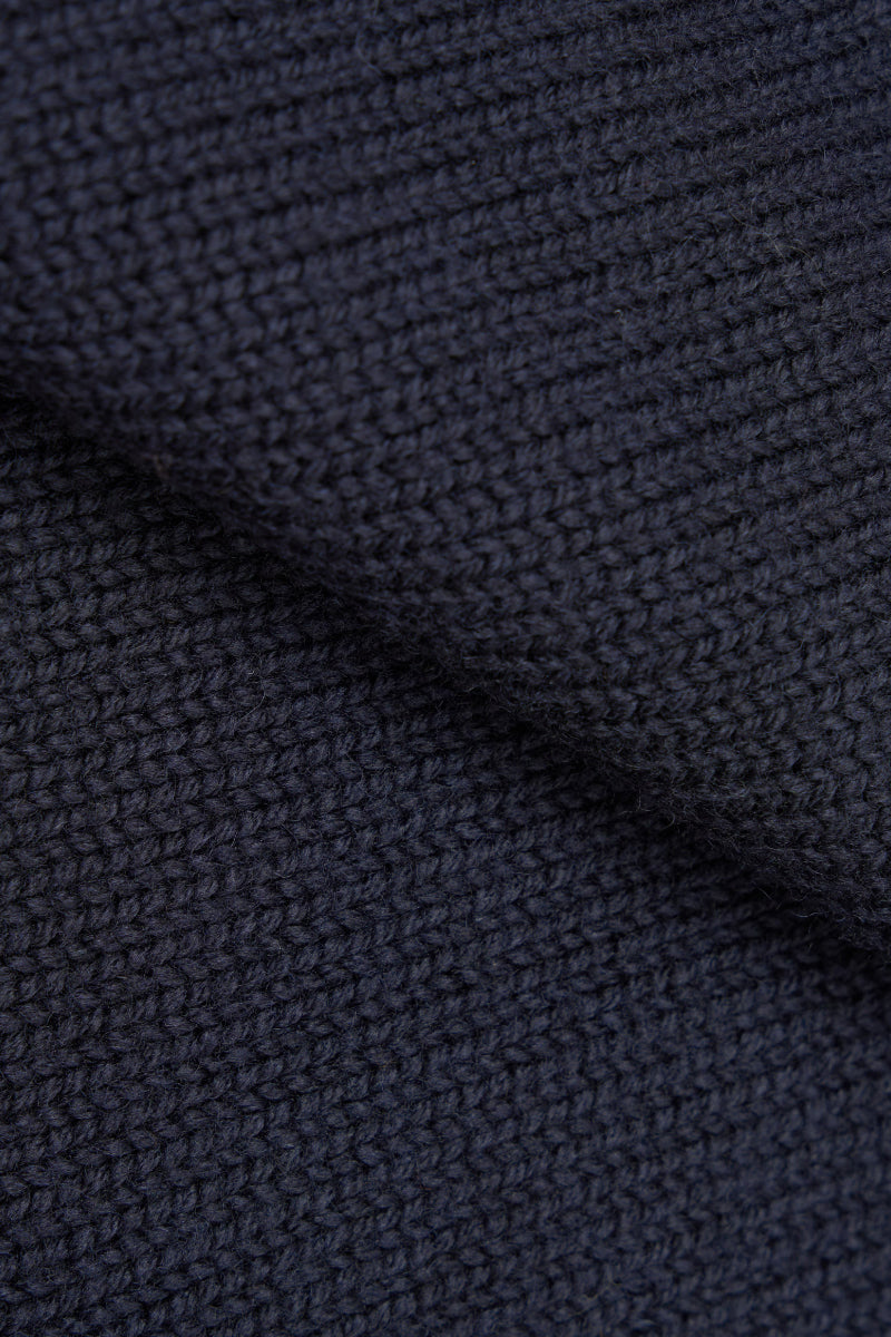 Shetland Wild Curtis Sweater - Navy
