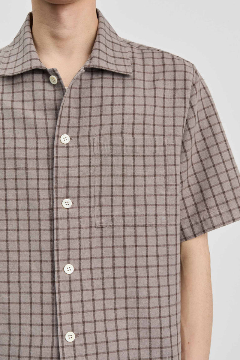 Another Short Sleeve Shirt - Grey Check