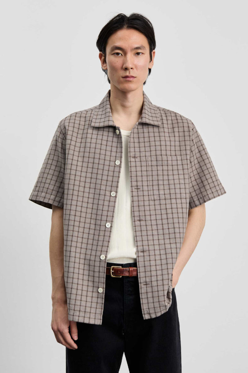 Another Short Sleeve Shirt - Grey Check