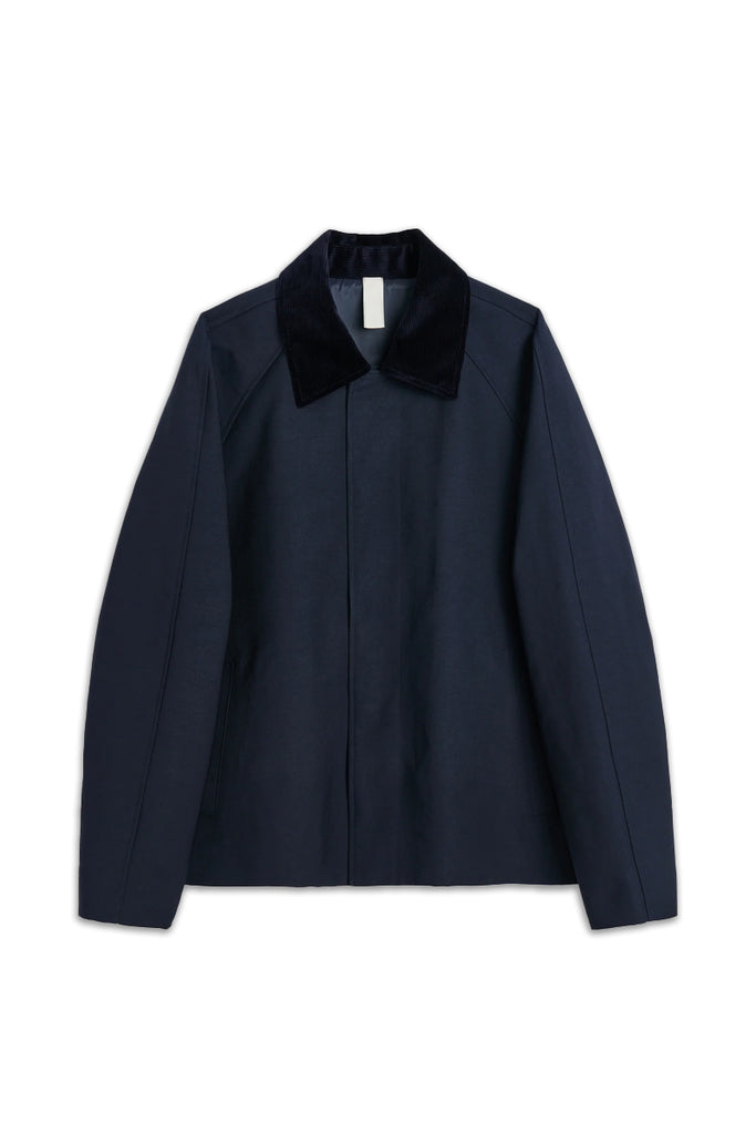 Short Raglan Coat - Navy