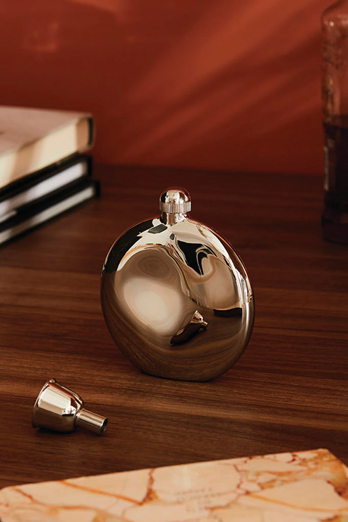 Shot Hip Flask - Stainless Steel