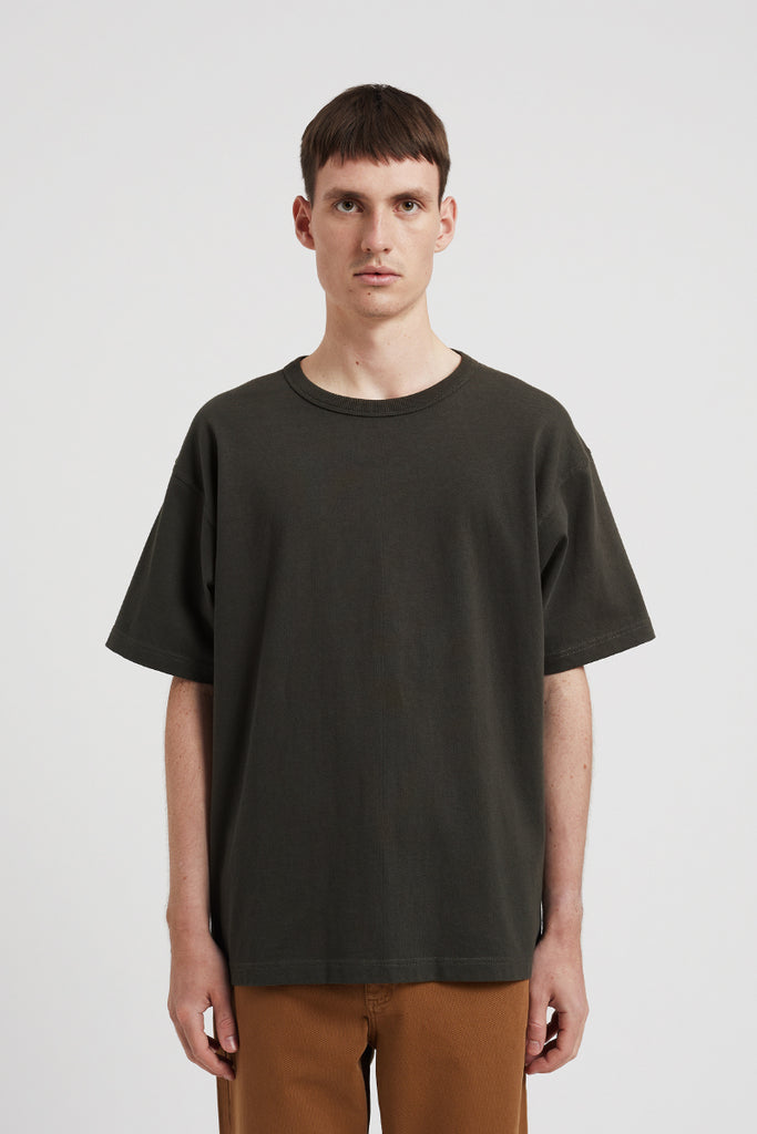 Simon Heavy Tee Shirt - Black Olive