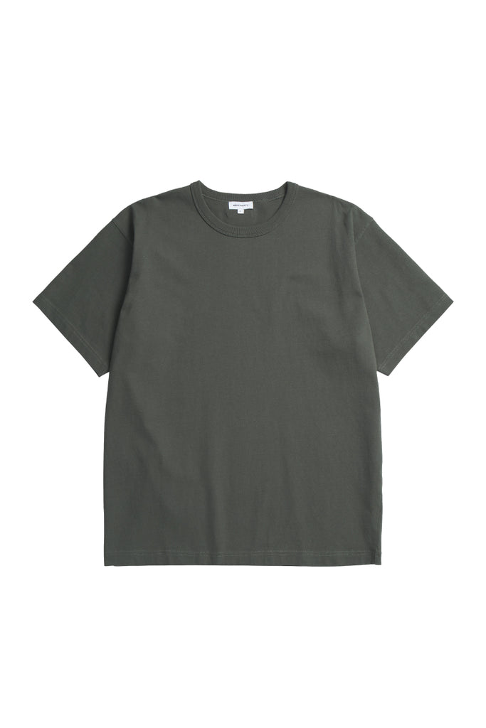 Simon Heavy Tee Shirt - Black Olive