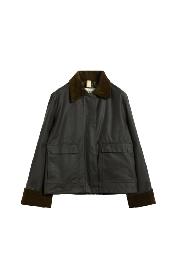 Sissel Wax Jacket - Olive