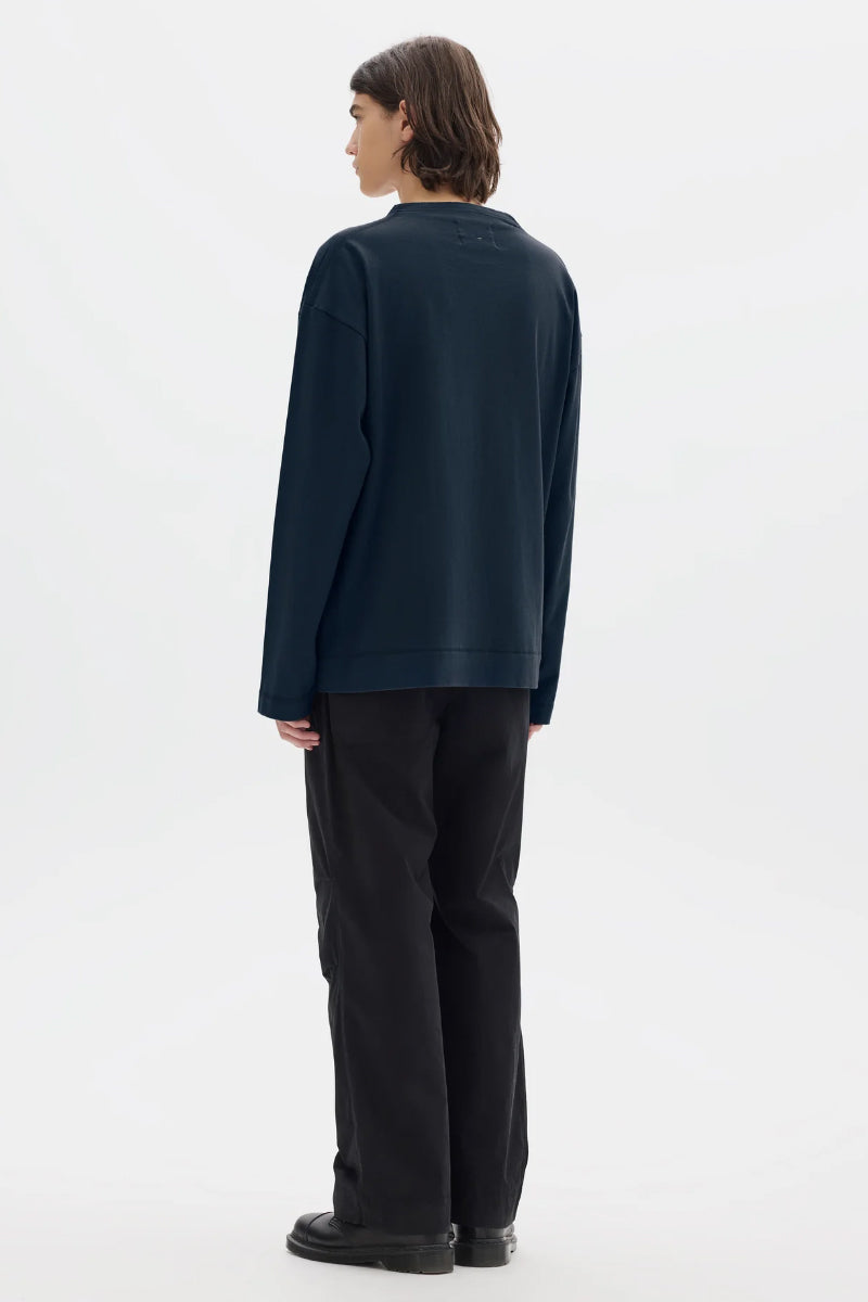 MHL. Smock Neck Tee Shirt - Ink