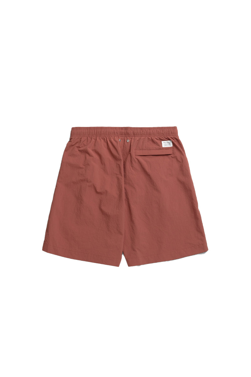 Sund Relaxed Recycled Nylon Swimmers - Cowhide