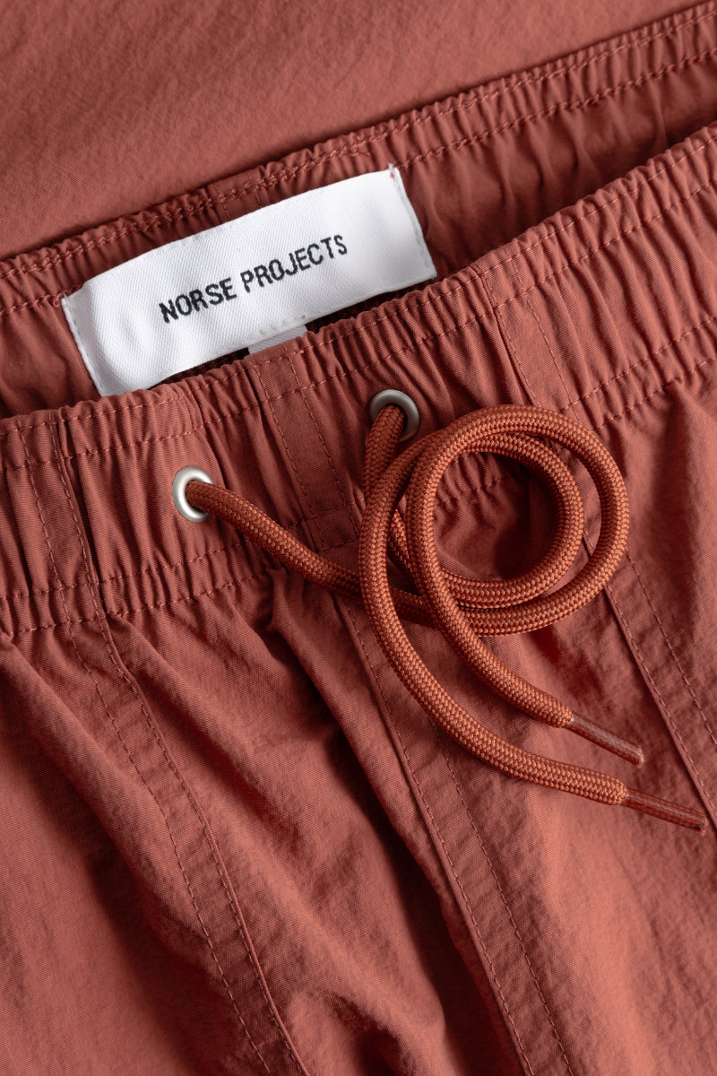 Sund Relaxed Recycled Nylon Swimmers - Cowhide