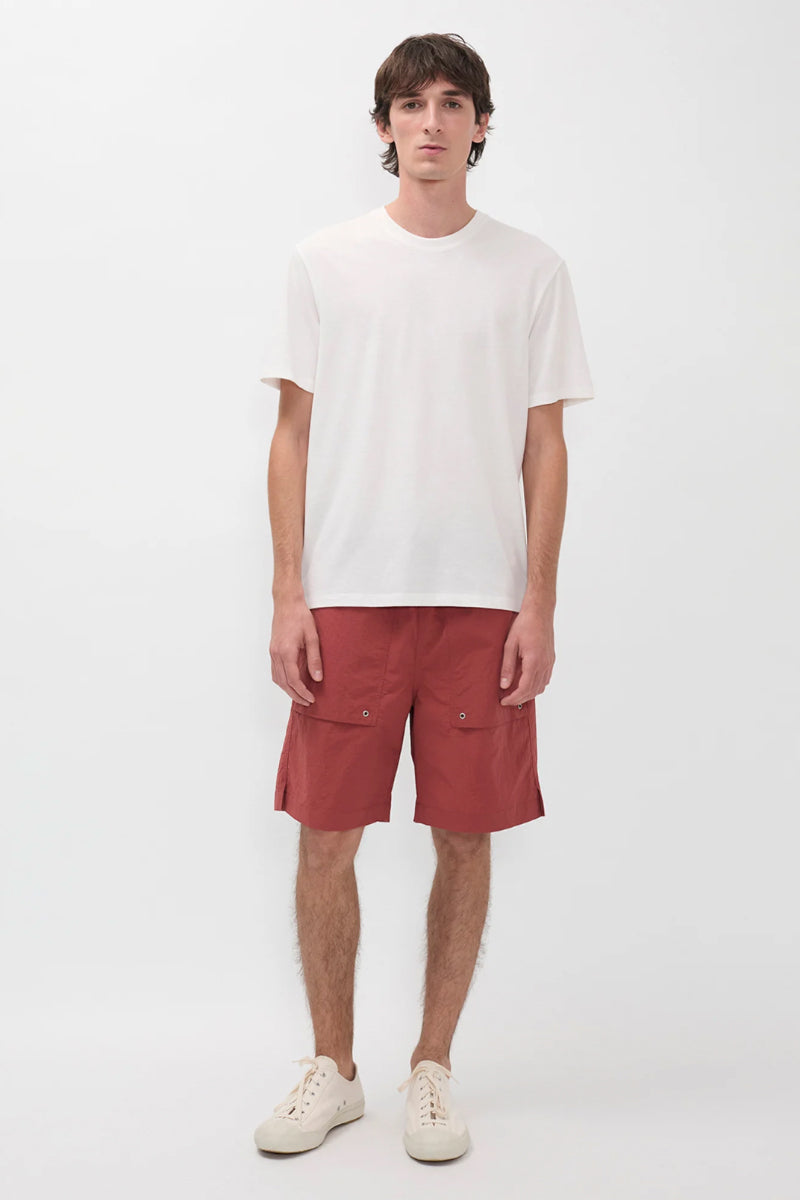 Sund Relaxed Recycled Nylon Swimmers - Cowhide
