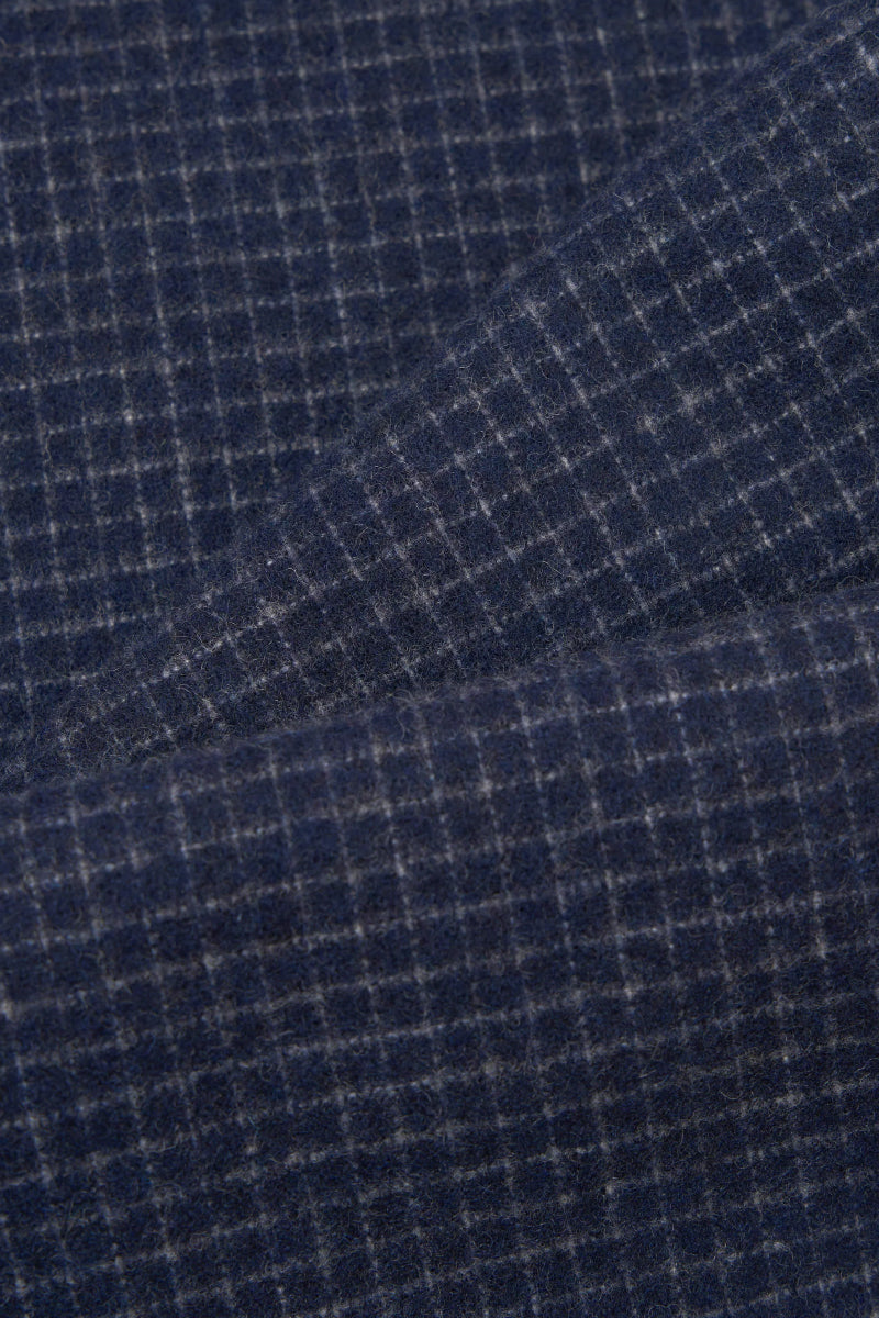 Bobby Wool Mix Super Chino - Navy Mix