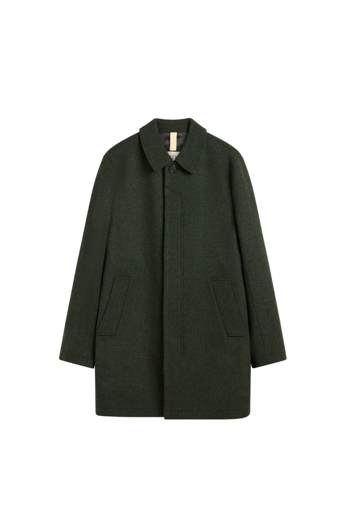 T-Coat Wool Jacket - Olive
