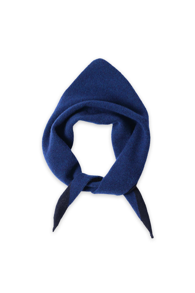 MHL. Tipped Scout Lambswool Scarf - Cobalt/Indigo