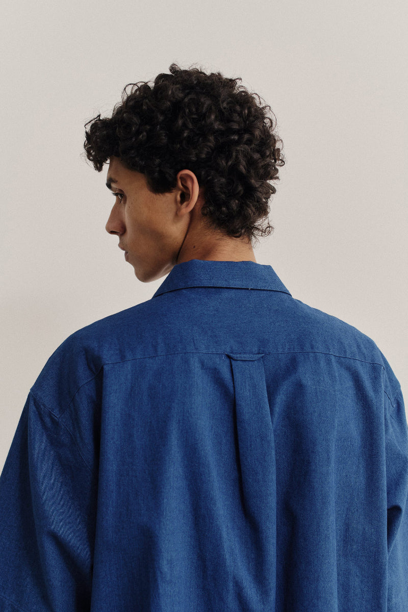 Taita Short Sleeve Shirt - Indigo