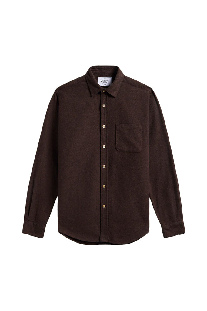 Teca Button-Down Shirt - Brown