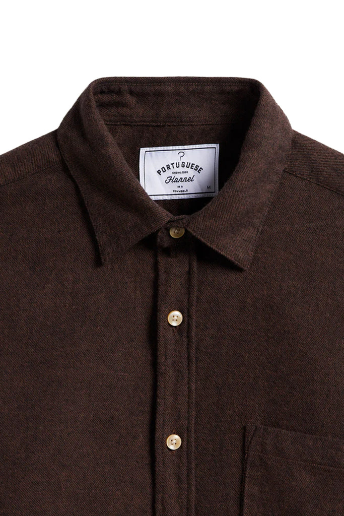 Teca Button-Down Shirt - Brown