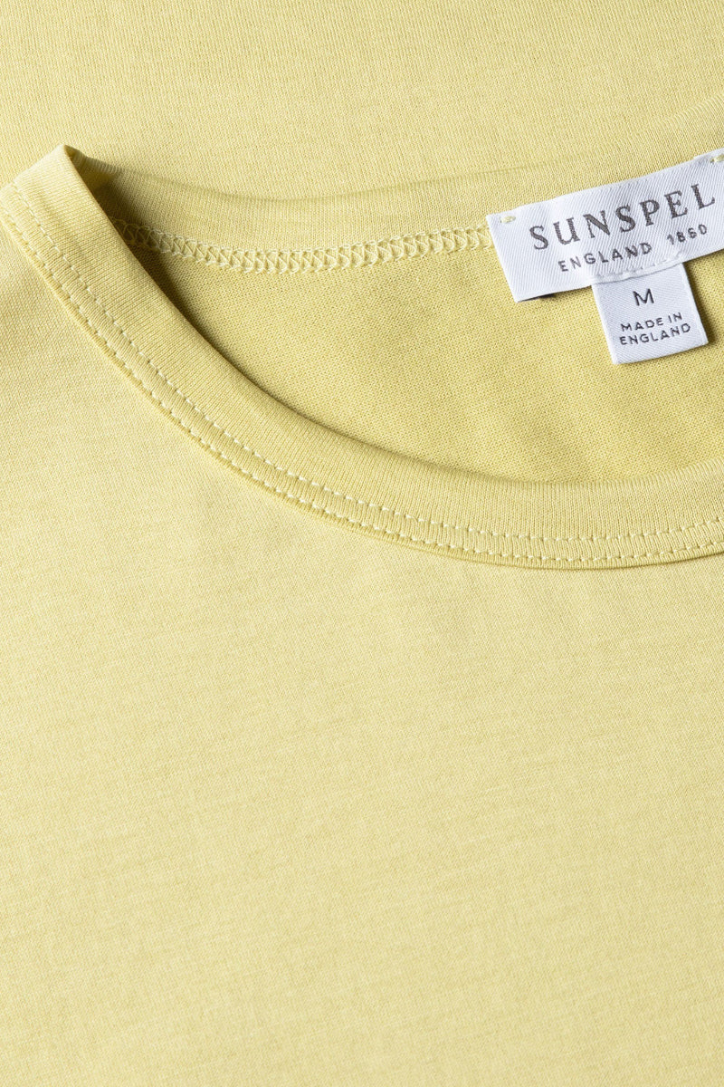 Sunspel Supima Cotton Classic Tee - Avocado