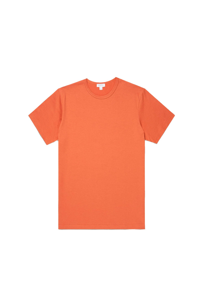 Sunspel Supima Cotton Classic Tee - Copper