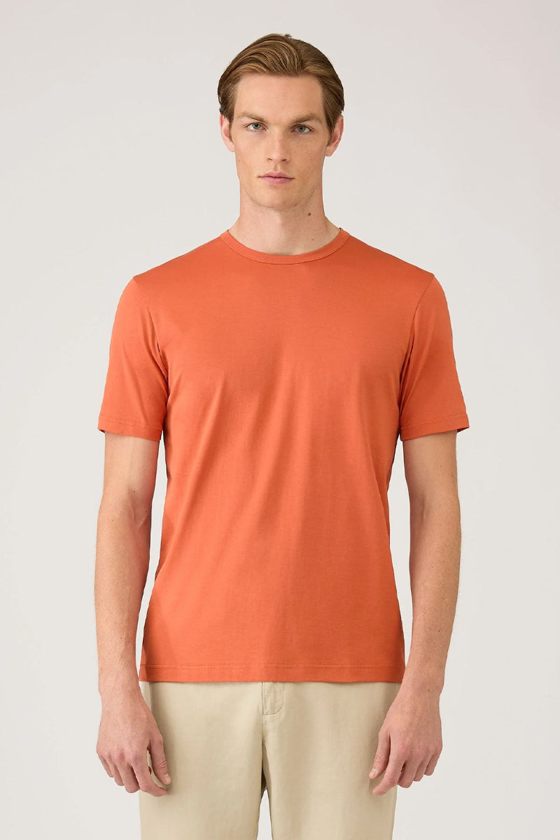 Sunspel Supima Cotton Classic Tee - Copper