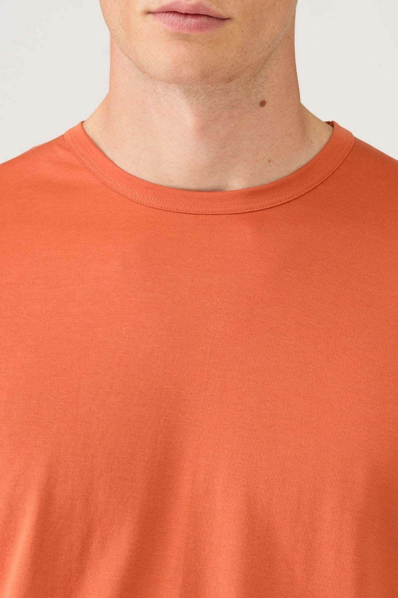 Sunspel Supima Cotton Classic Tee - Copper