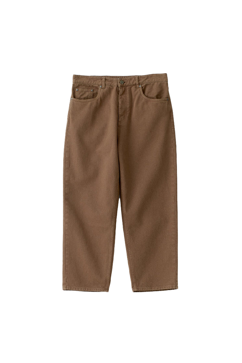 Terek Jean - Washed Brown Twill