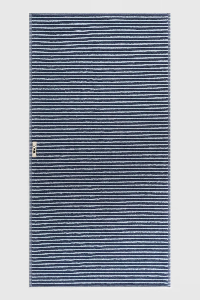 Tekla Terry Towel - River Stripes