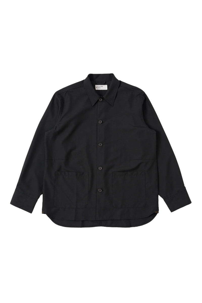 Tropical Suiting Travail Shirt - Black