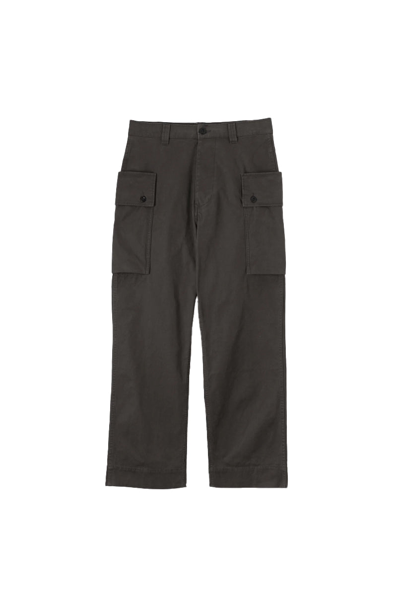 MHL Cargo Pocket Trouser Cotton Drill - Ebony