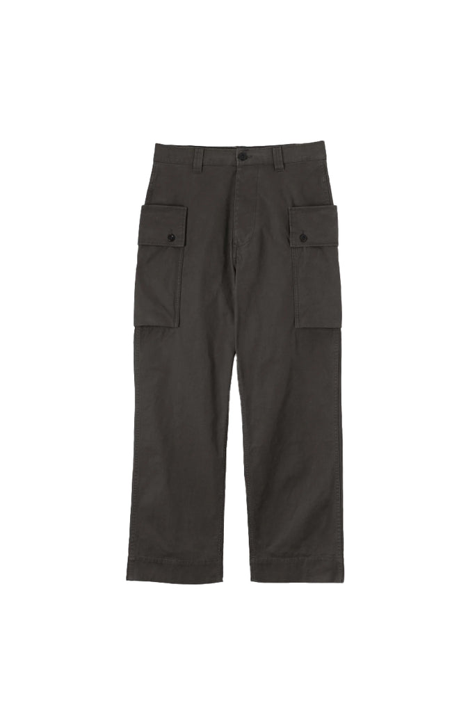MHL Cargo Pocket Trouser Cotton Drill - Ebony