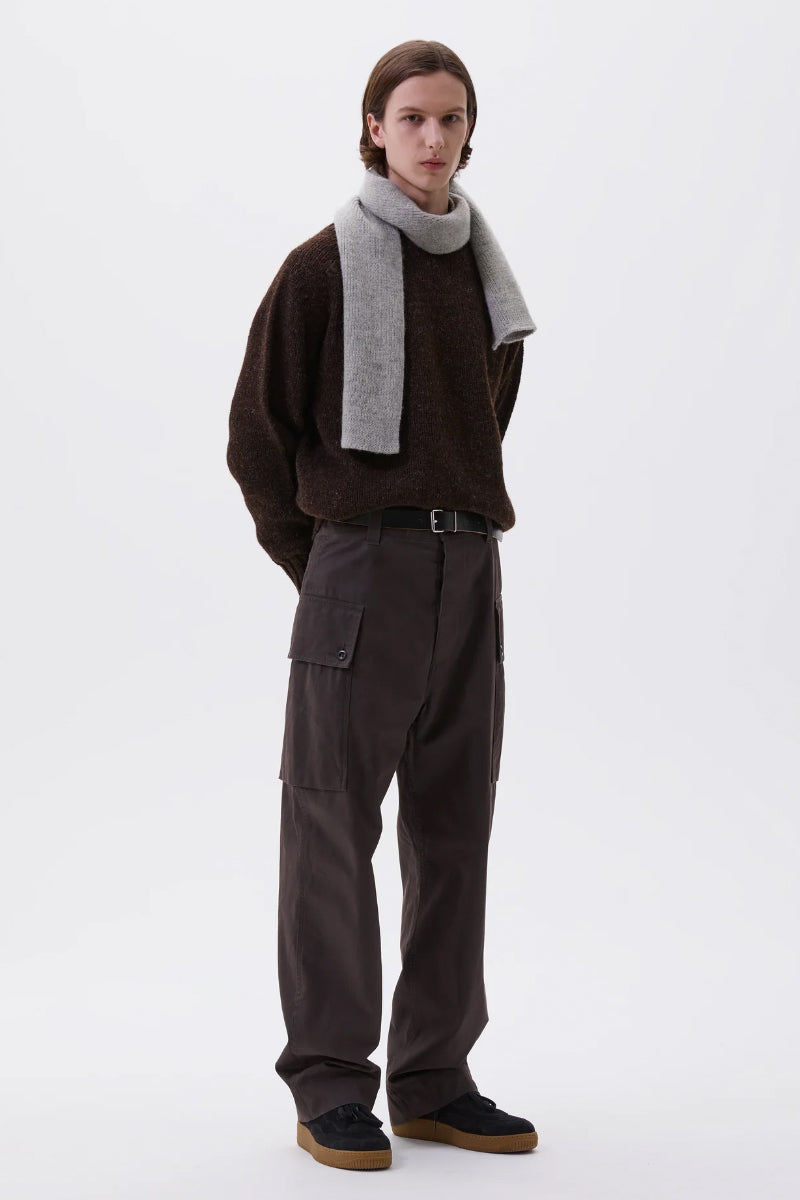 MHL Cargo Pocket Trouser Cotton Drill - Ebony