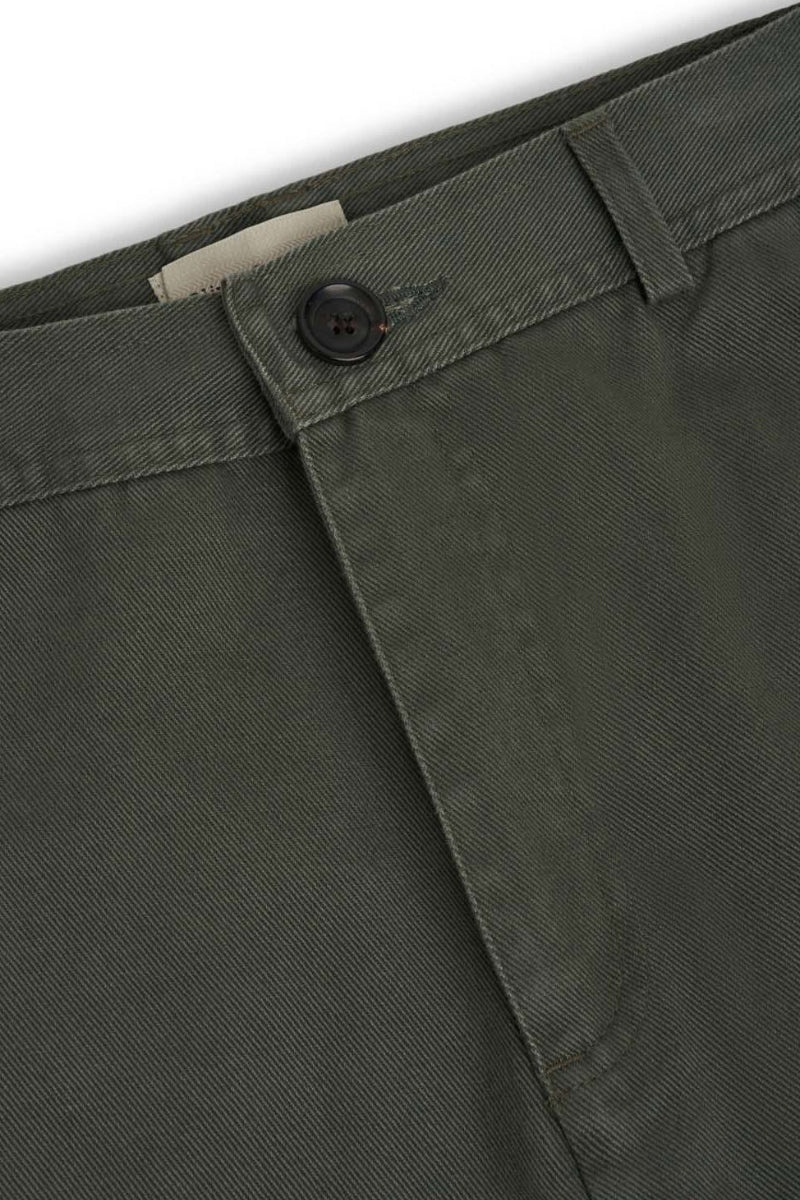 Utility Twill Straight Leg Trouser - Hester Green
