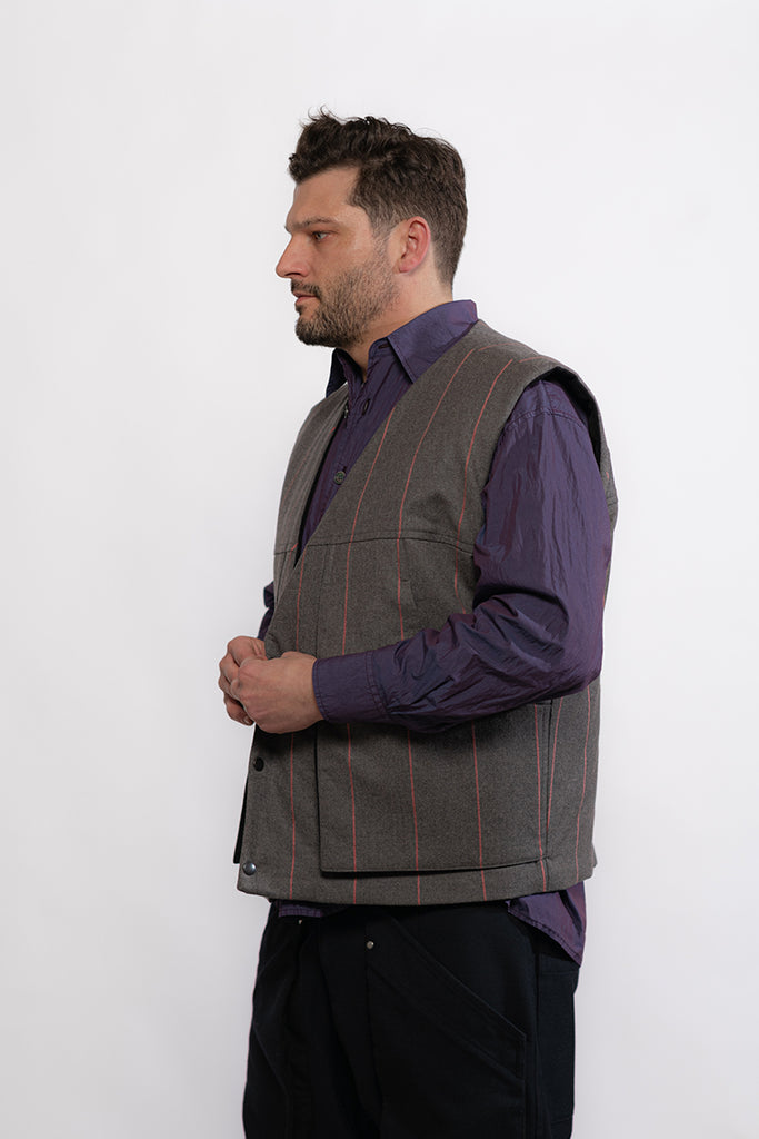 Lauris Brimmers Vest - Grey and Pink