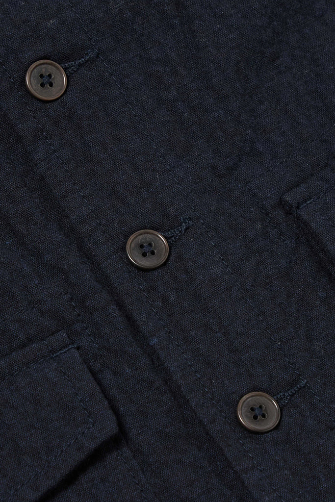 Field Waistcoat - Dark Navy Ospina Cotton