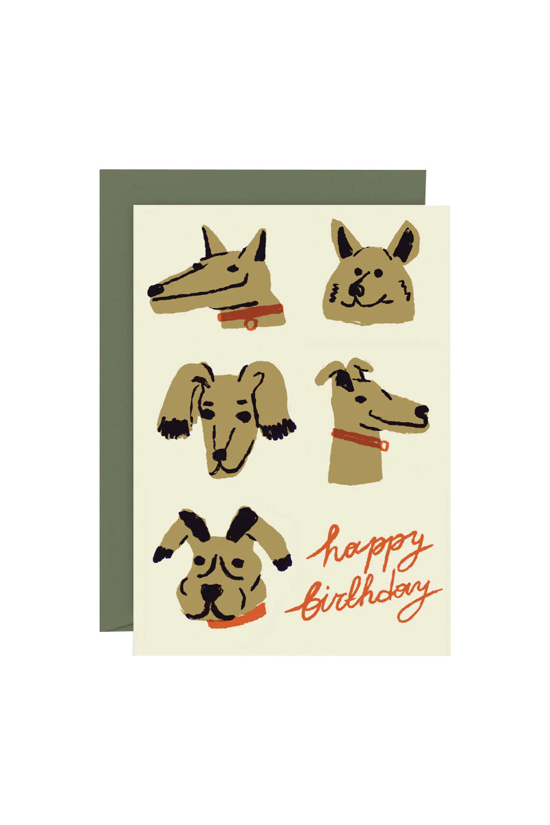 Woof Woof by Rozalina Burkova - Greeting Card