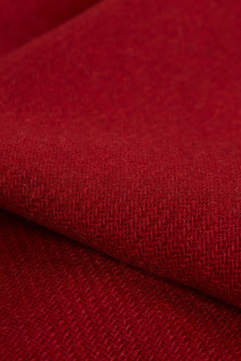 Wool Field Overshirt - Red