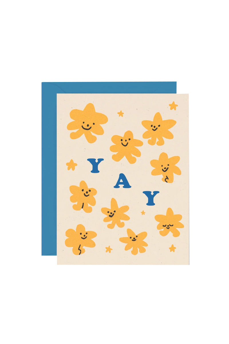 Yay by Maria Ramos - Greeting Card